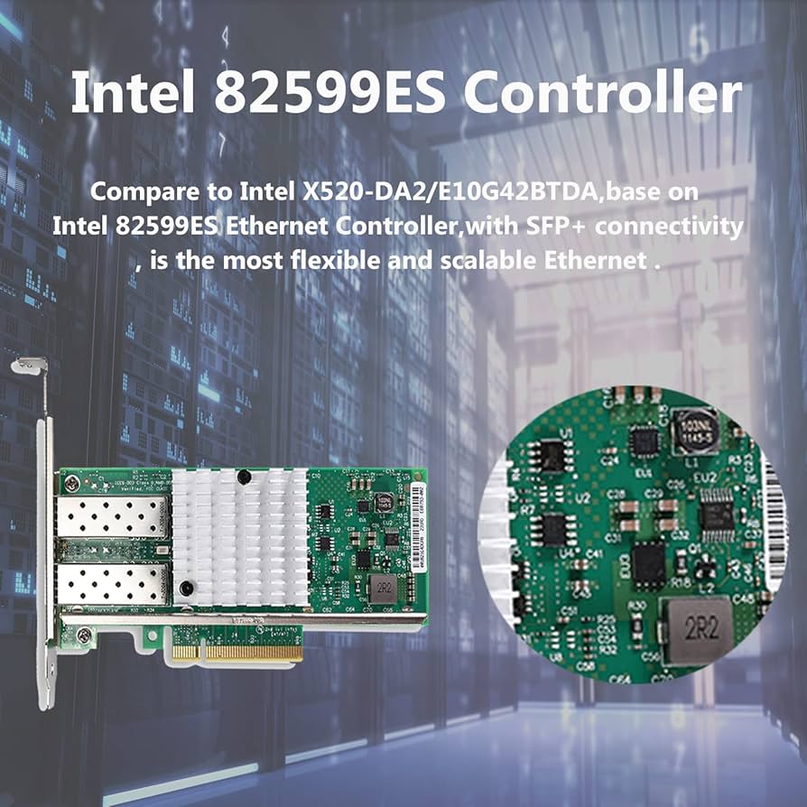 RMQZさま Intel 82599ES Based Ethernet Network Interface Card, 10G